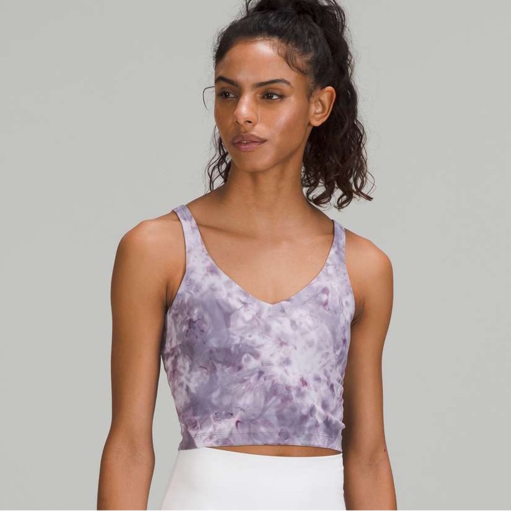 EUC Lululemon size 6 Diamond dye lavender dew dusky lavender align tank top